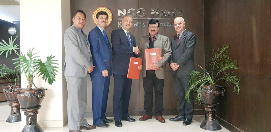 आइएमई जनरल इन्स्योरेन्स र नेपाल क्रेडिट एण्ड कमर्स बैंक बीच बैंकास्योरेन्स सम्झौता