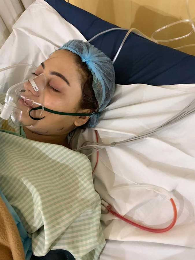 अस्पतालको शैथ्याबाट नायिका स्वेताले भनिन्–’दोस्रो जीवन पाए’