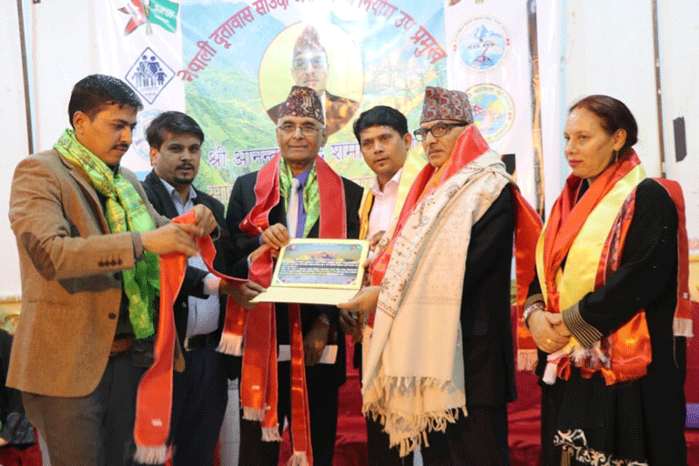 नेपाली साझा मंचद्वारा सयुक्त कार्यक्रममा साउदी नियोग उपप्रमुखलाई  विदाई