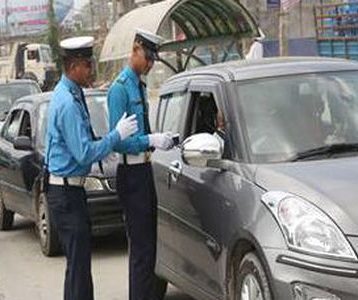 पाँच हजार ६ सय सवारी साधन कारवाहीमा