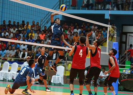 एभिसी सेन्ट्रल जोन भलिबलमा तीन खेल हुँदै