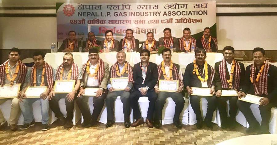 नेपाल एलपी ग्यास उद्योग सङ्घमा पुन: भण्डारी निर्वाचित
