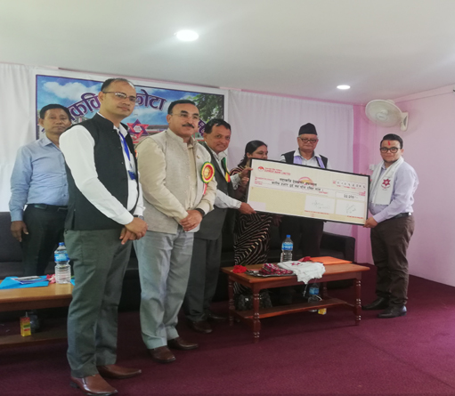सन्राइज बैंक द्वारा क्याम्पसलाई सहयोग