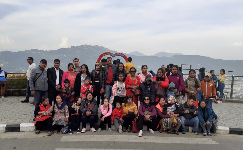 पर्यटन वर्ष २०२० पूर्वसन्ध्यामा चन्द्रागिरीमा डाउन सिन्ड्रोम बालबालिका