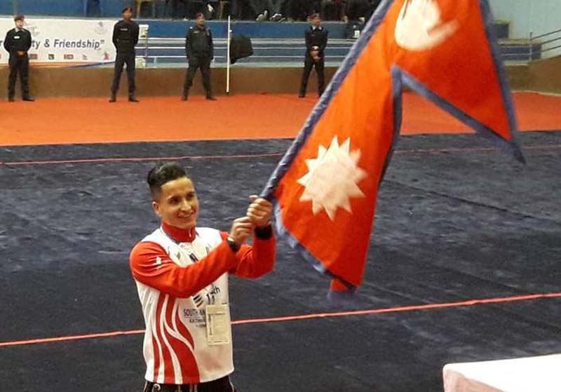 दीपकले दिलाए उसुमा नेपाललाई स्वर्ण