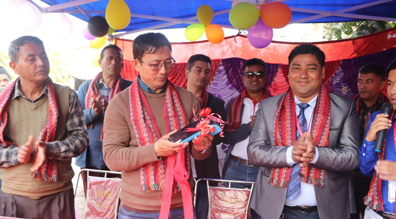सनराइज बैंकको पिठुवामा शाखारहित बैंकिङ्ग सेवा संचालनमा