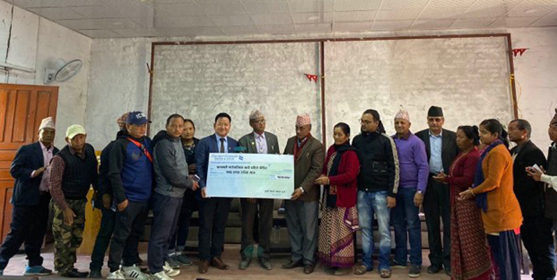 बेलायतका गुल्मेलीले गरे जन्मभूमिका लागि १५ लाख आर्थिक सहयोग