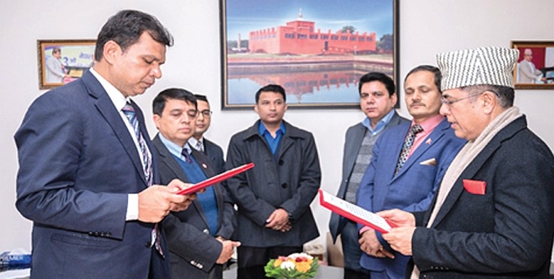 नेपाल इन्फ्रास्ट्रक्चर बैंकका अध्यक्षले लिए शपथ