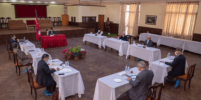 नेकपाको सचिवालय बैठक बस्दै