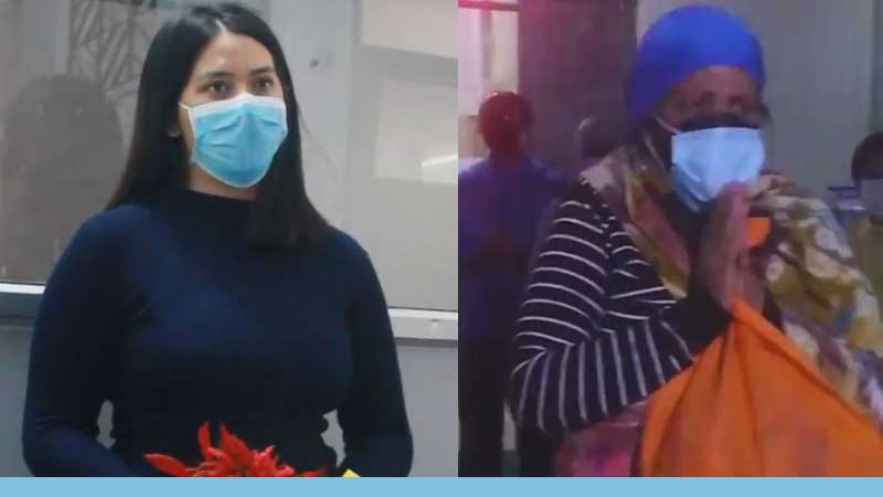 कोरोना संक्रमणबाट मुक्त भएर अस्पतालबाट डिस्चार्ज हुँदै गर्दा यसरी खुसी व्यक्त गरेका थिए यी दुईले