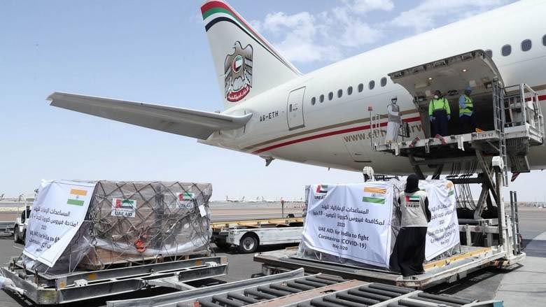 India Gets 7 Tons Of Medical Supply From UAE To Fight COVID-19
