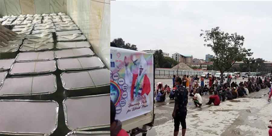 हेवेन्लीपाथले खुवायो रत्नपार्क र पशुपतिमा रहेका ५०० बढीलाई खाना