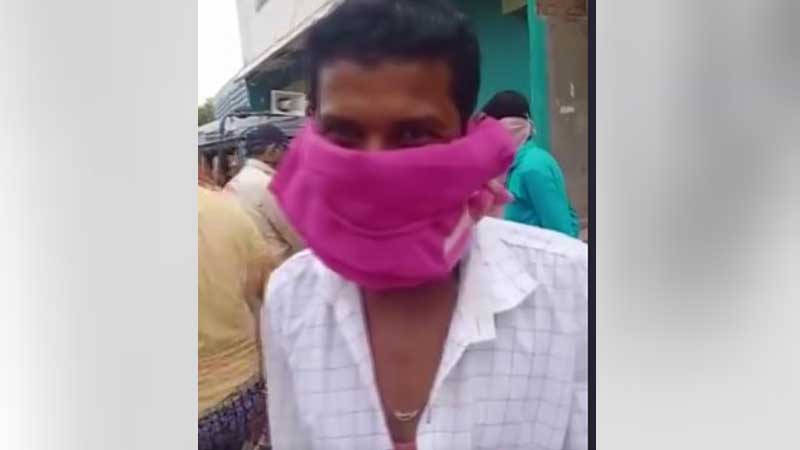 मास्क नलगाइ हिँडेका युवाले जव श्रीमतीको पेटीकोट मास्कका रुपमा लगाए…