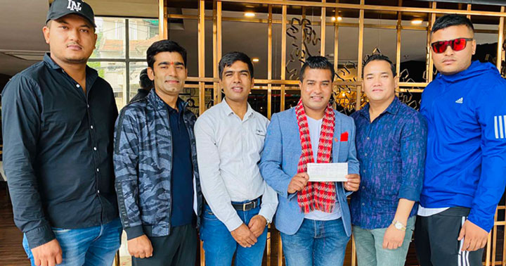 १३ औँ सागमा नेपाललाई दुई स्वर्ण दिलाउने कराँते खेलाडी मण्डेकाजी श्रेष्ठलाई सम्मान