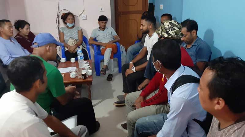 रिटर्नी माइग्रेंट नेपालको उदयपुर जिल्ला तदर्थ कमिटी गठन