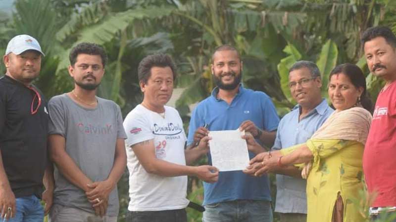 घिमिरे परिवारद्वारा बुधबारे जेसीजलाई १० धुर जग्गा नि:शुल्क प्रदान