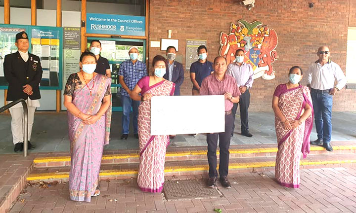 कुलबिर थापामगरको शालिक निर्माण कार्यमा बागलुङ समाज युकेको सहयोग