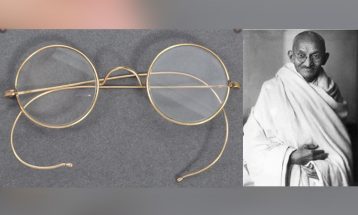 Gandhi’s iconic glasses sell for $340,000 in UK