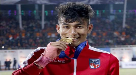 नेपाली फुटबल खेलाडी राजेश परियार भारतीय क्लबमा अनुबन्धित
