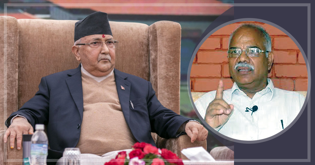 नेता लिलामणी पोखरेलको प्रधानमन्त्री ओलीलाई प्रश्न : असक्षमलाई संसद र सरकारमा लैजान हुने कुलमानलाई किन नहुने ?