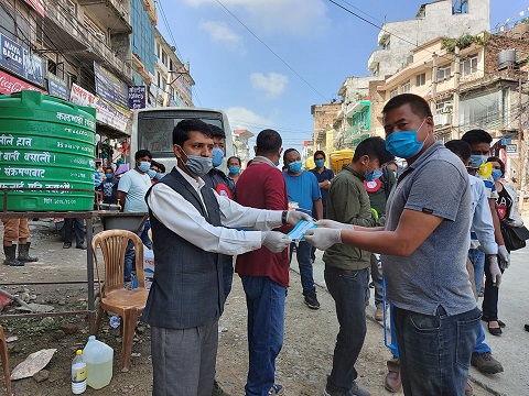 सार्वजनिक सवारिसाधनमा कोरोना जोखिम न्युनिकरणका लागि अभियान