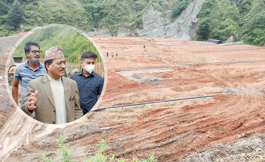 काठमाडाैंकाे फाेहाेरकाे समस्या हल हुँदै, २५ वर्षलाई धान्ने गरि बन्चरेडाँडामा तयार भयाे ल्याण्ड फिल्ड