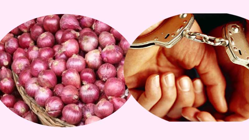 प्याजमा कालोबजारी गरेको आरोपमा तीन व्यापारी पक्राउ, पसल सील गरियो
