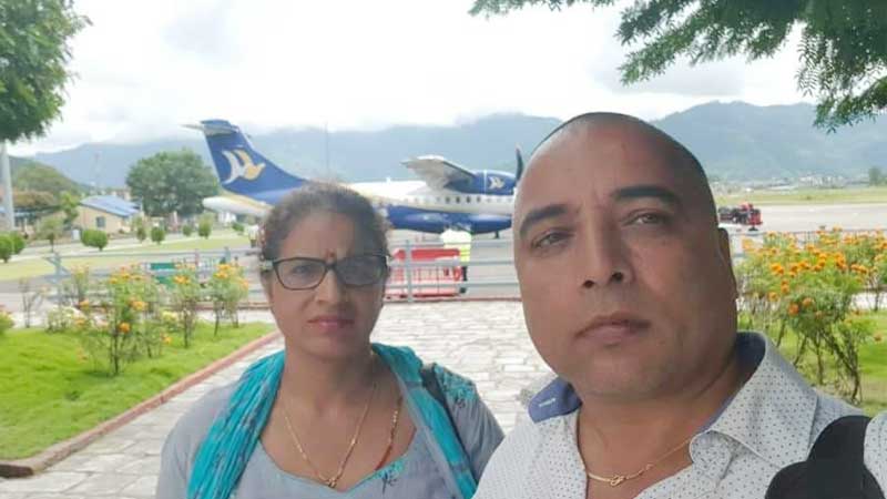 बुबा आमाको तिथि सम्झदै तिवारी दम्पत्तीद्धारा पर्वत अस्पताललाई सहयोग