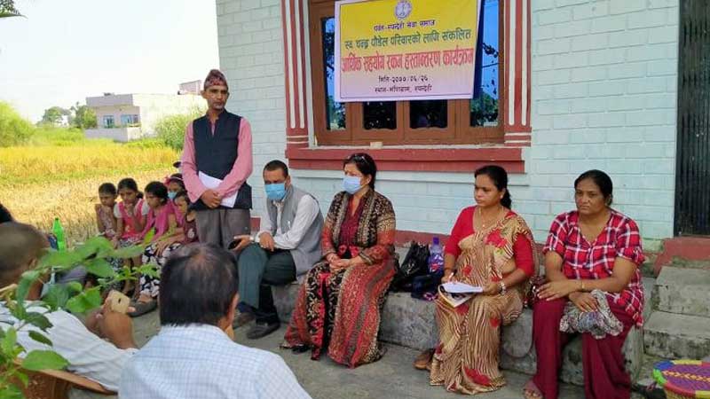 पर्वत-रुपन्देही सेवा समाजद्धारा पौडेलका परिवारलाई १० लाख बढी आर्थिक सहयोग