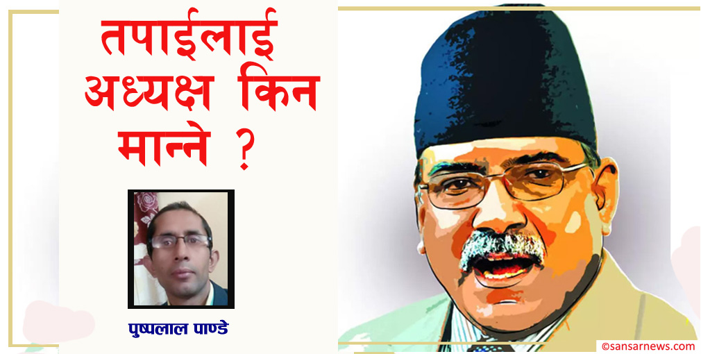 प्रचण्डलाई प्रश्न – तपाईलाई किन अध्यक्ष मान्ने ?