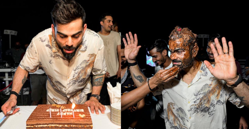 यसरी मनाए विराट कोहलीले युएईमा आफ्नो ३२ औँ जन्मदिन (तस्बिर र भिडयो सहित)