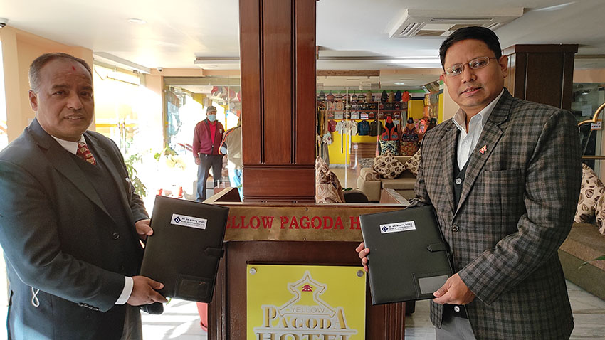 बैंक अफ काठमाण्डूका ग्राहकलाई यल्लो प्यगोडा होटलमा १५ प्रतिशत छुट