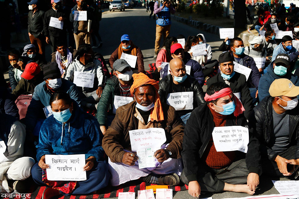 उखु किसानको आन्दोलन ओझेलमा