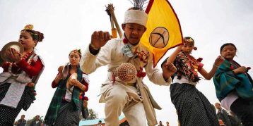 उधौली पर्व मनाउँदै किरात समुदाय