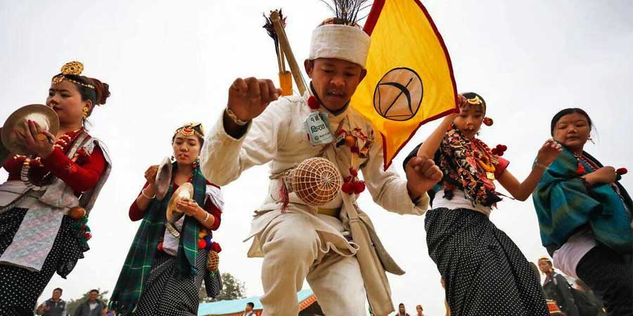 उधौली पर्व मनाउँदै किरात समुदाय