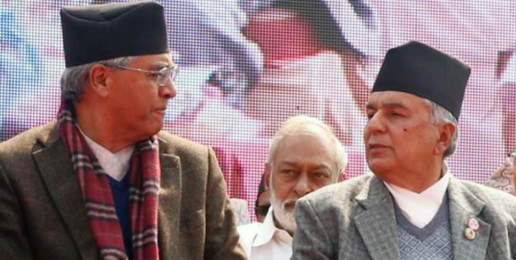 आँसु पुछ्दै मैदान छाडेका पौडेललाई फकाउन पुगे देउवा