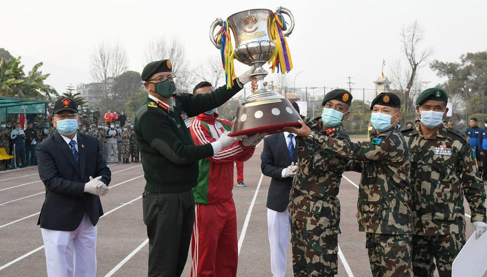 प्रधानसेनापति ट्रफी खेलकूद सम्पन्न