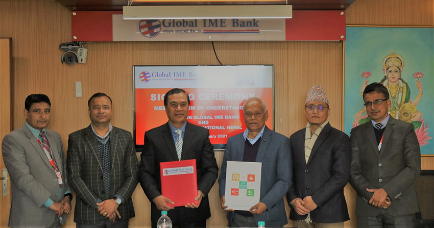 ग्लोबल आइएमई बैंक र हेफर इन्टरनेशनल नेपालबीच सम्झौता, कृषि उद्यमीहरुलाई सहुलियतपूर्ण कर्जा प्रदान गरिने