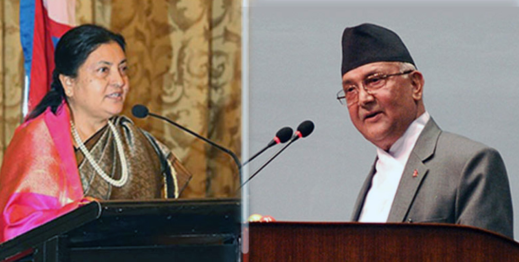 के छ प्रधानमन्त्री ओली र राष्ट्रपति कार्यालयले सर्वोच्चलाई दिएको जवाफमा ?