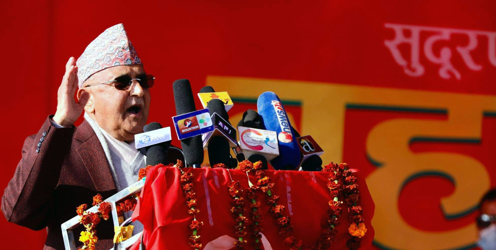 सिंहदरबारसमेत नजाने ओली पार्टी विभाजन पछि देश दौडाहामा
