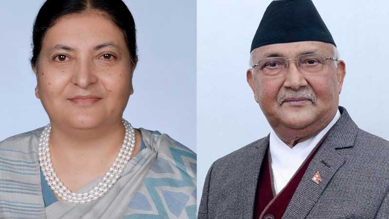 प्रधानमन्त्रीले भेटे राष्ट्रपतिलाई, के भयो त कुराकानी ?