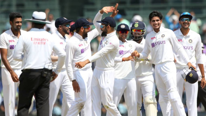 इंल्याण्ड १६४ रनमा अलआउट; अक्सरले लिए ५ विकेट, भारतले गर्यो श्रृखलामा बराबरी