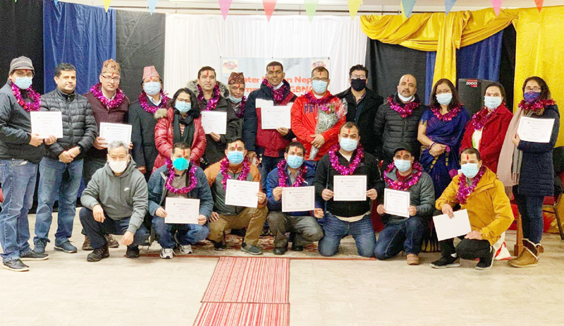 ग्रेटर बोस्टन नेपाली कम्युनिटीको नयाँ कार्यसमितिद्वारा पदभार ग्रहण