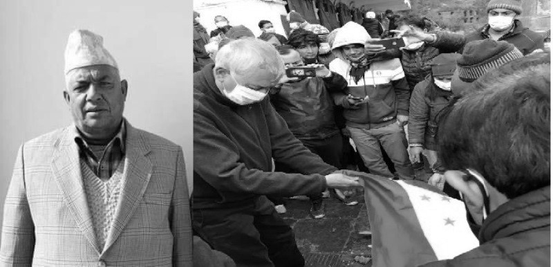 कांग्रेसका नेता आचार्यको निधन
