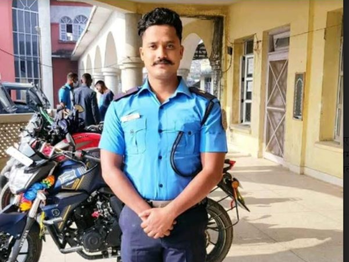 मोटरसाइकल दुर्घटनामा परी असई राउतको मृत्यु