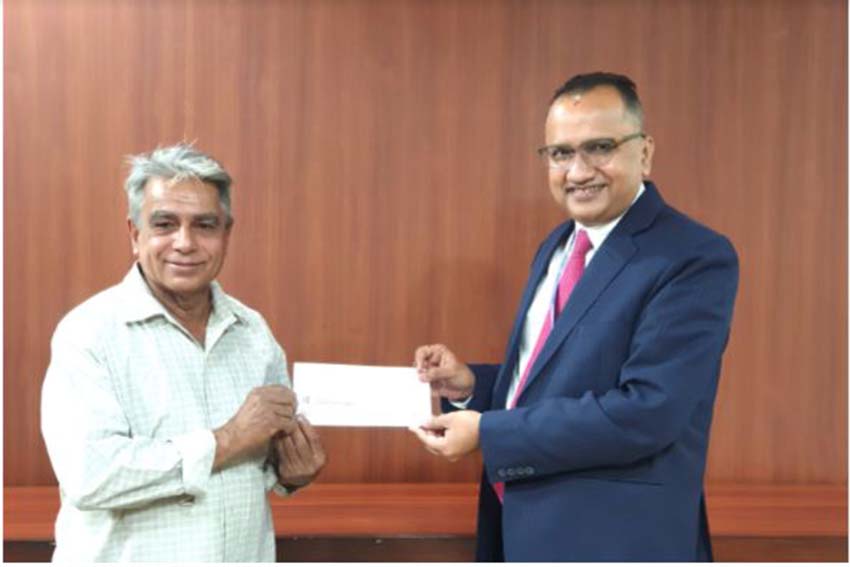 सामुदायिक विद्यालय सहयोगका लागि सिभिल बैंकको सहयोग सुरेन्द्र ढकाल फाउन्डेसनलाई