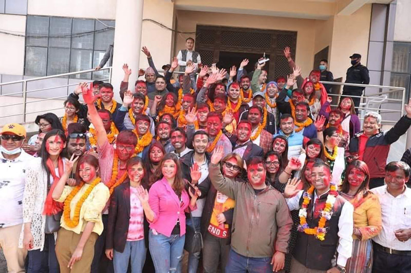 पत्रकार महासंघको अध्यक्षमा विपुल पोख्रेल निर्वाचित, ३ हजार बढीको मतान्तर