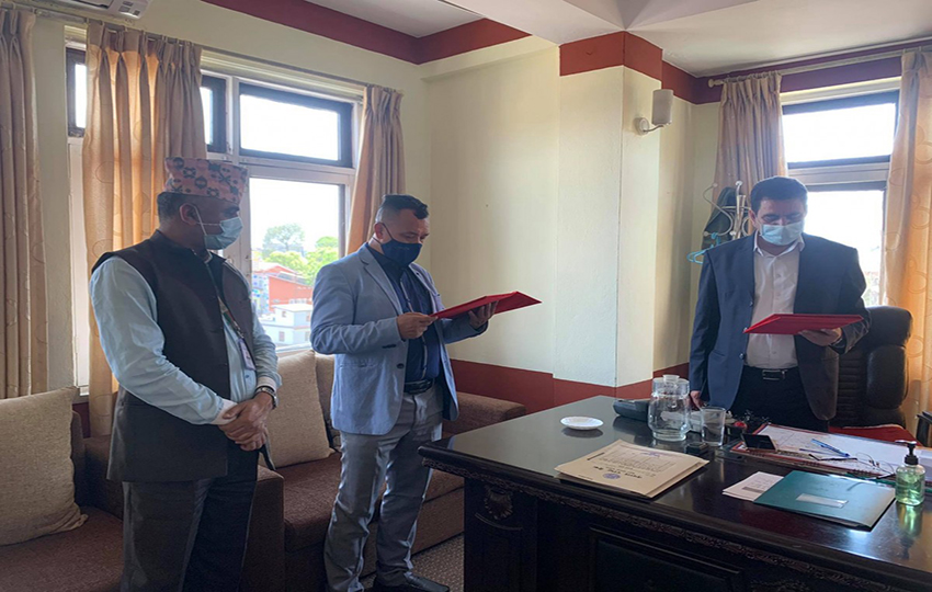 आरम्भ चौतारीका पुनः नियुक्त अध्यक्ष पोखरेलले लिए समथ