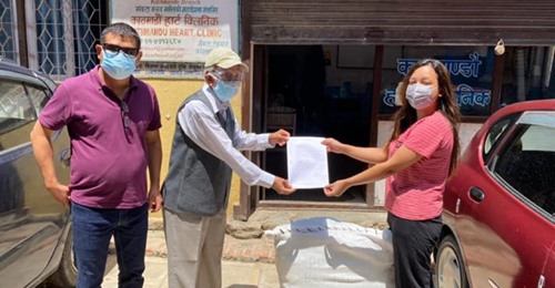 विएसपी नेपाल नामक गैरसरकारी संस्था विएसपी नेपालद्वारा झण्डै दुई करोडको स्वास्थ्य सामग्री सहयोग