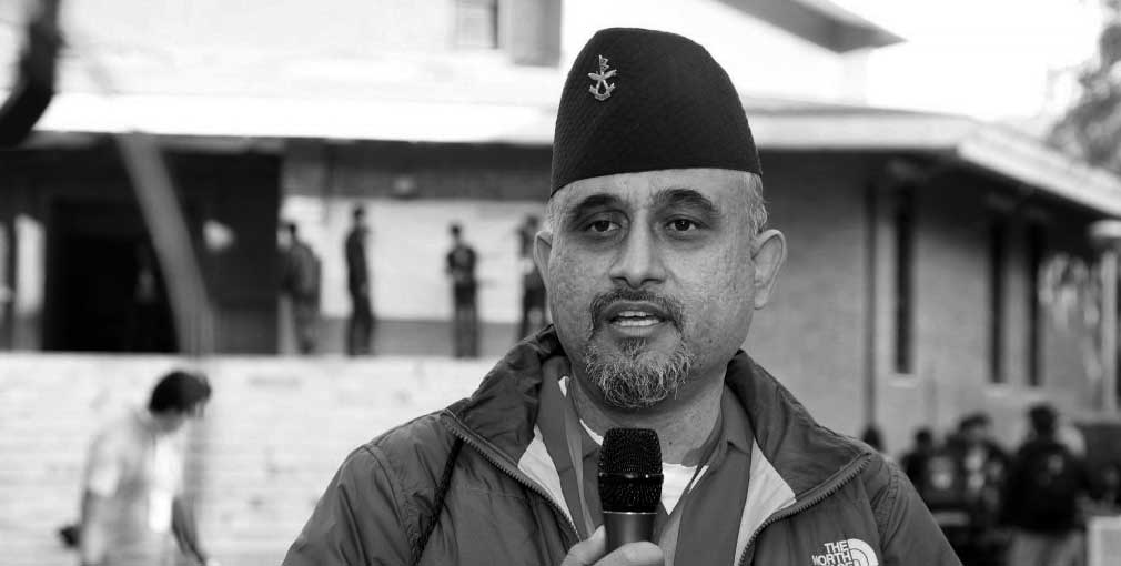 रहेनन् विवेकशील साझाका पूर्व संयोजक थापा